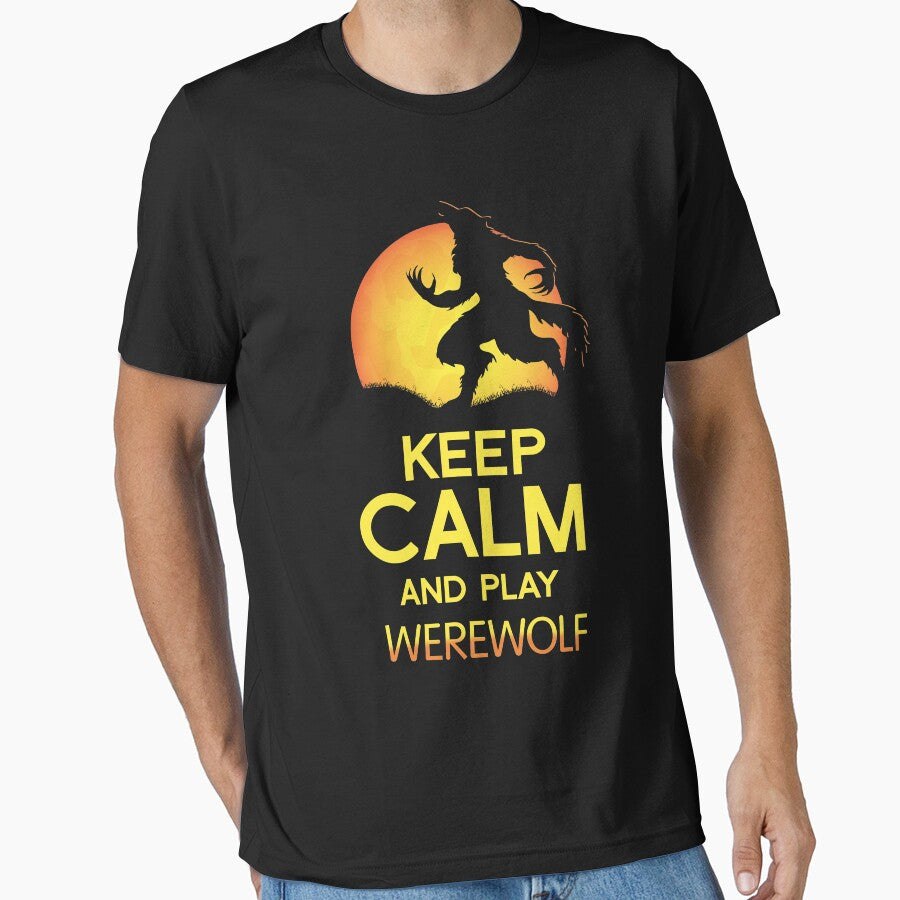 Keep Calm and Play Werewolf Board Game Graphic - Tabletop Gaming by MeepleDesign