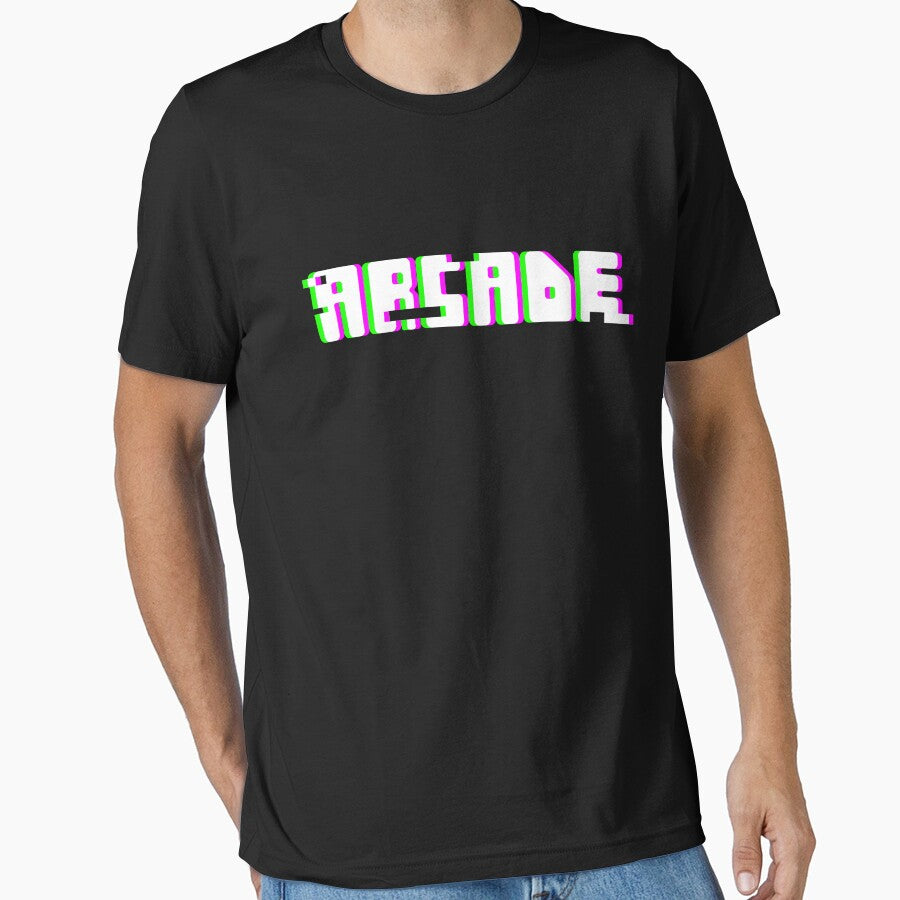 Retro Glitch ARCADE Text by Jam Jar