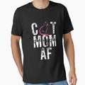 CAT MOM AF, Crazy Cat Mom, Cat Mom Gift, Crazy Cat Lady by Designs4Less