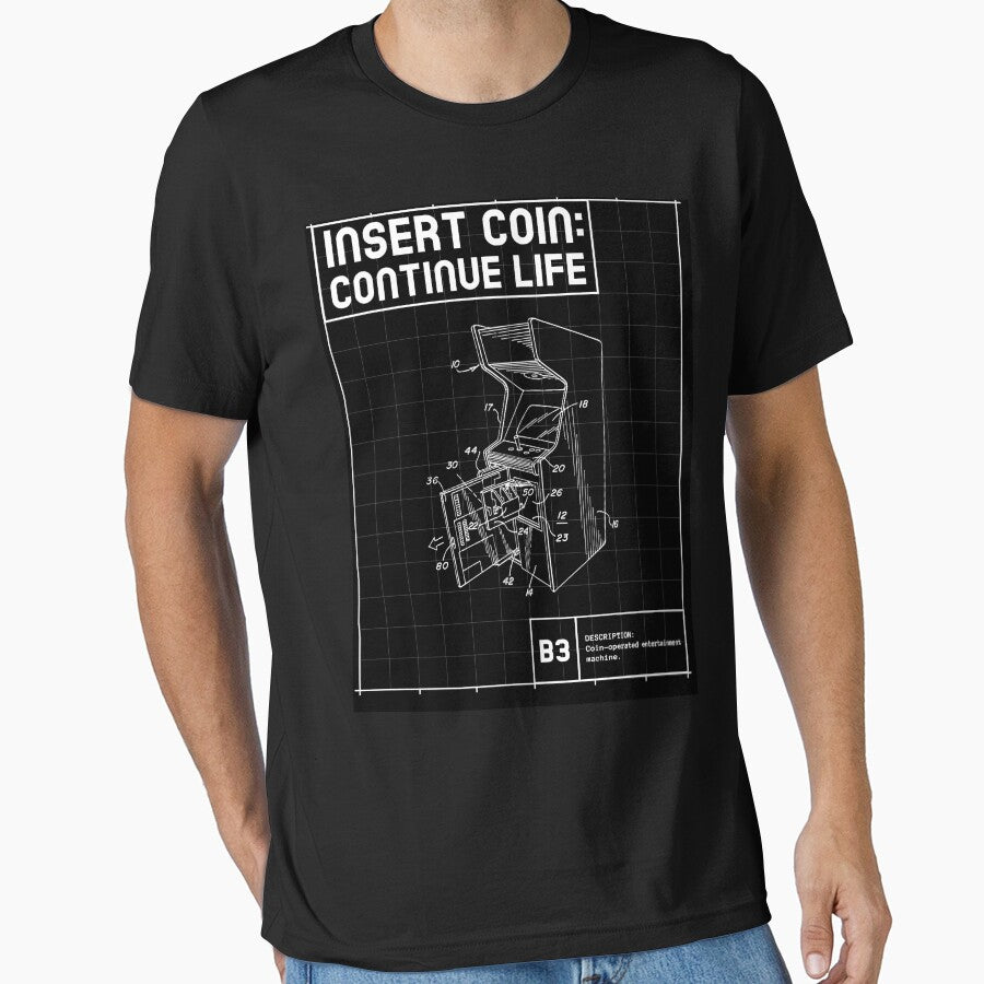 Insert Coin: Continue Life Gamer by Orens POD