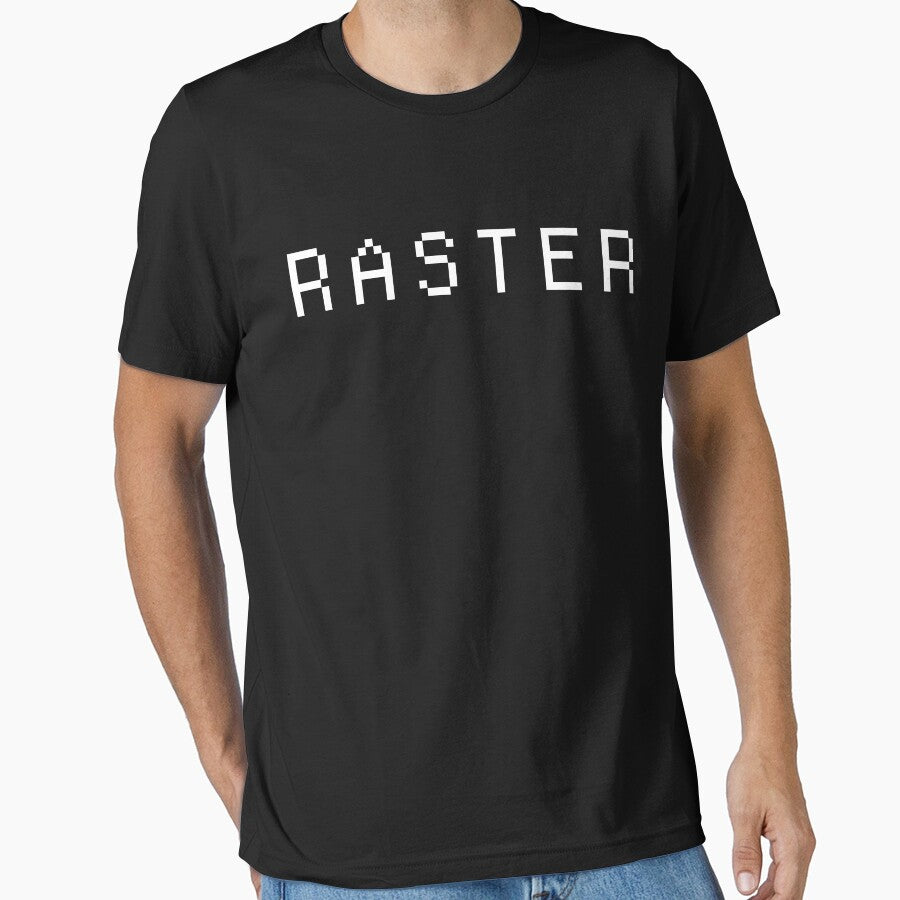 RASTER Arcade Machine Text by Jam Jar
