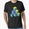 Minimal 80s Cubes Arcade Design by Jam Jar
