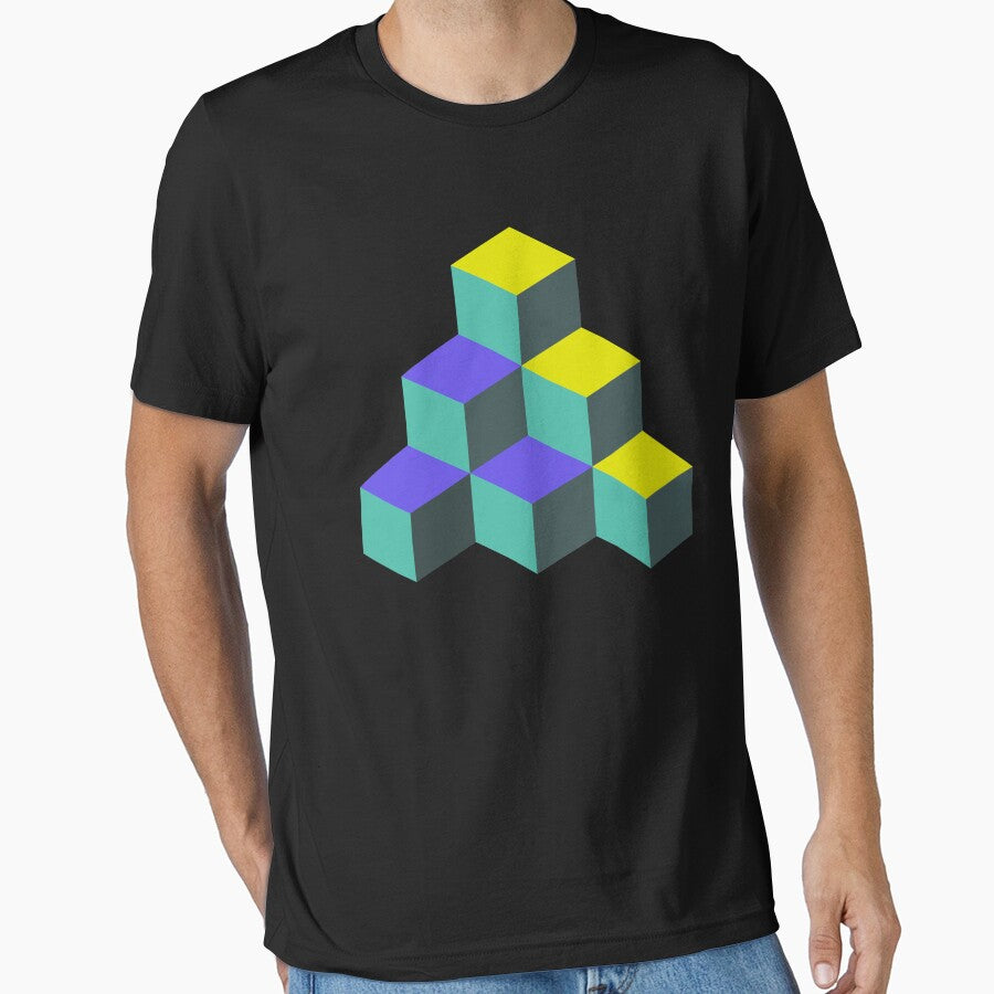 Minimal 80s Cubes Arcade Design by Jam Jar