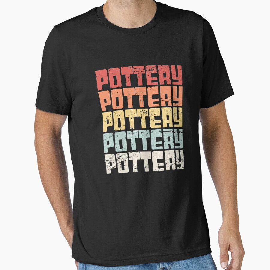 Retro 70s POTTERY Text by Jam Jar