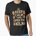 Clay Pottery and Ceramic Artist, Keep Calm and Open The Kiln by tiekanamac