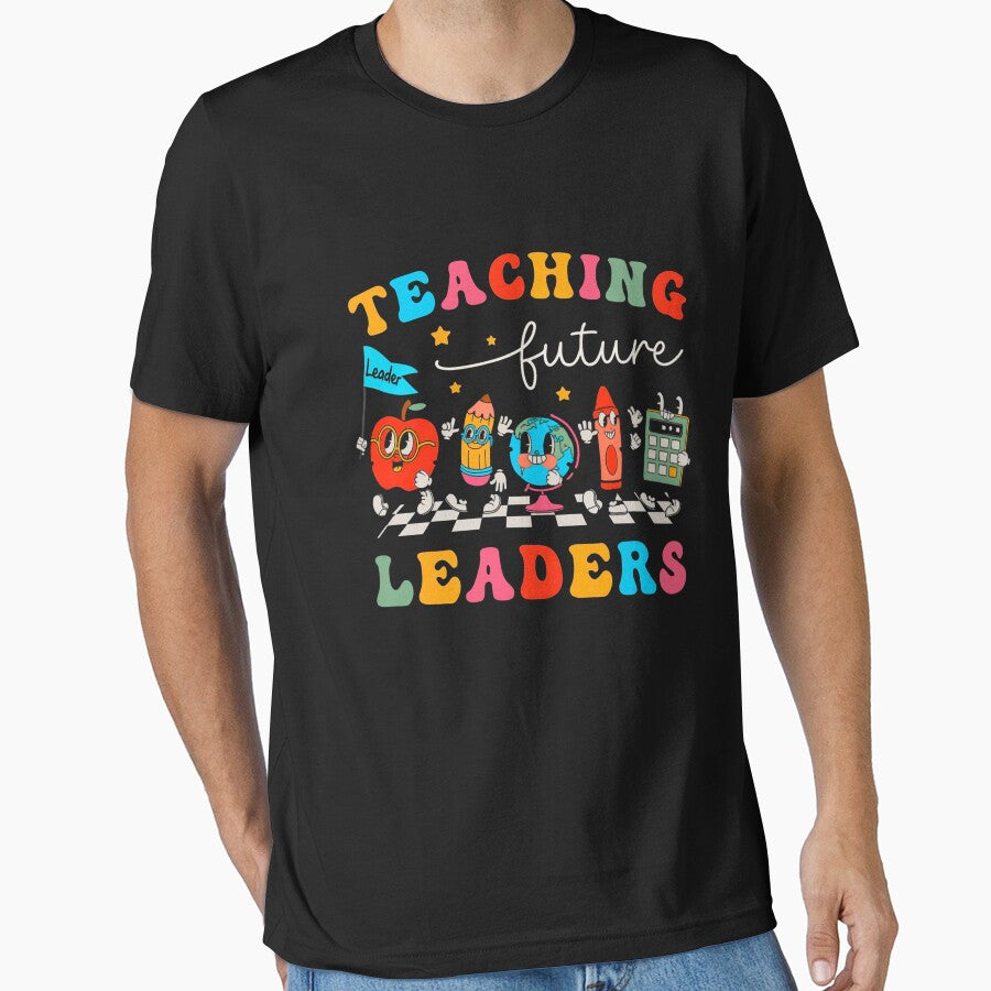 Teaching Future Leaders Colorful Teacher Classroom Art by flagylART