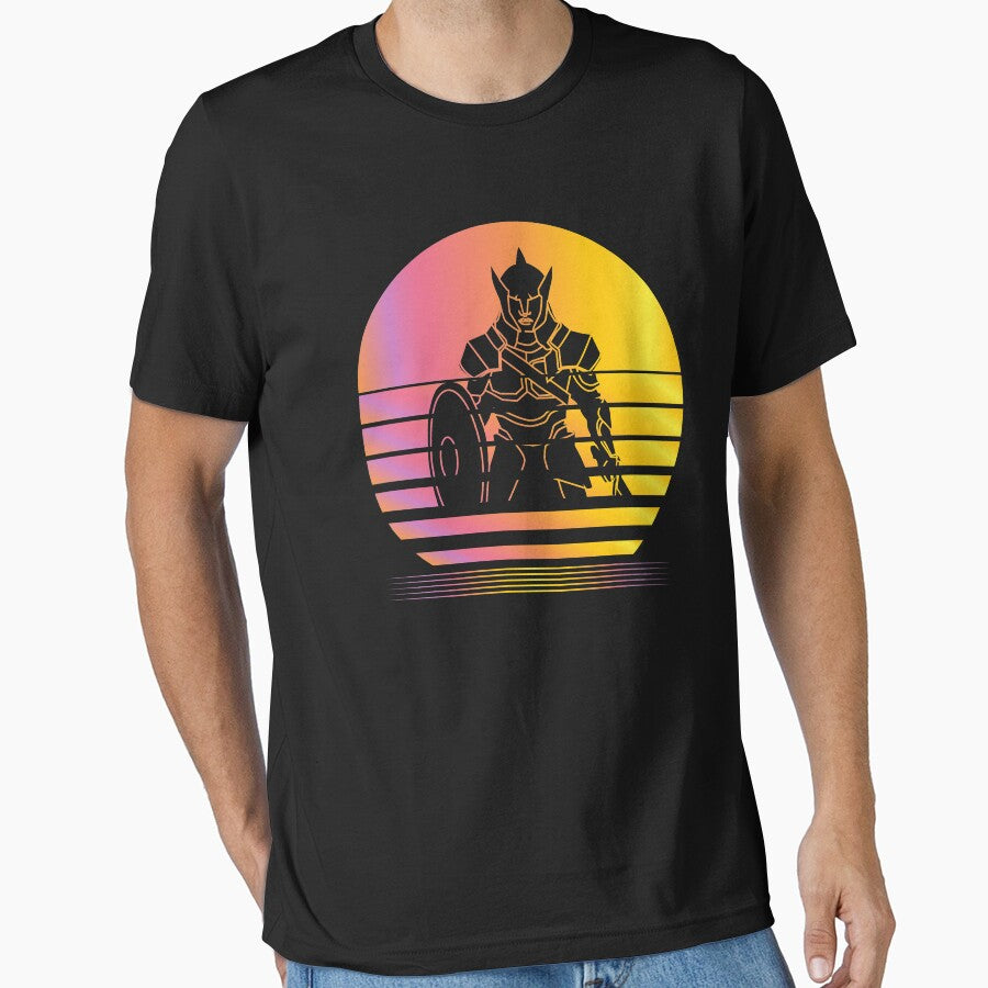 Roll Player Synthwave - Board Game Inspired Graphic - Tabletop Gaming  - BGG by MeepleDesign