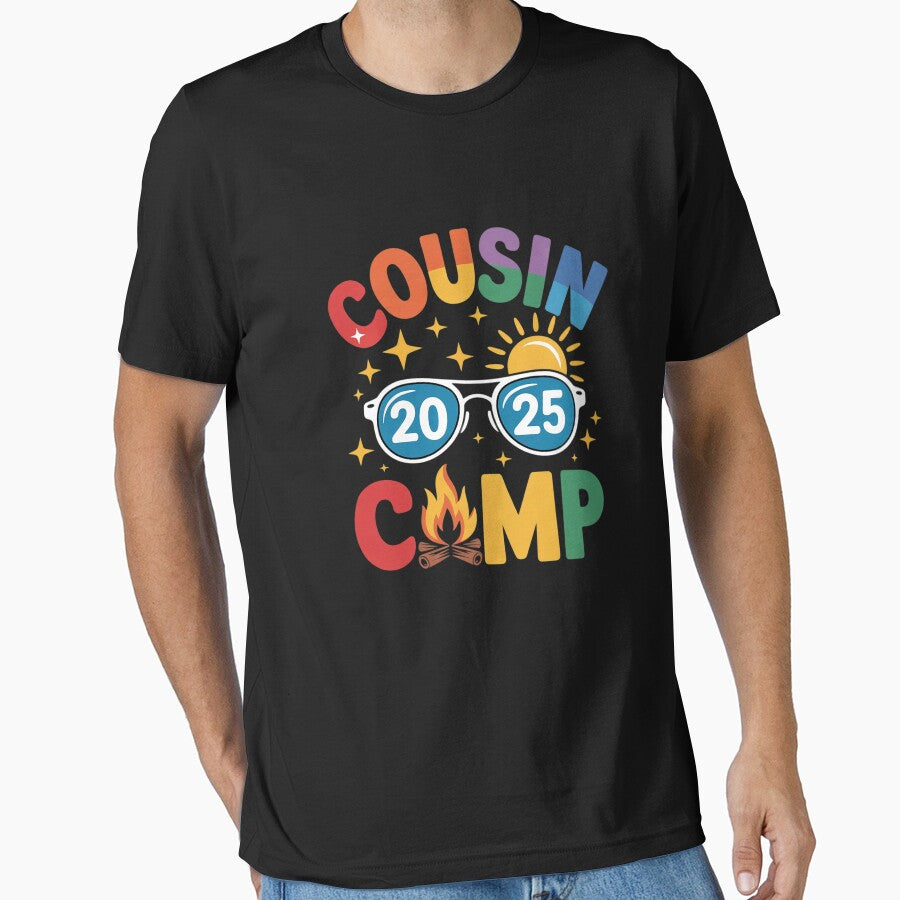 Womens Cousin Camp 2025 Family Vacation Summer Camping by angolinnArt