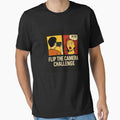 Flip the Camera Challenge Meme Shirt | Funny Viral TikTok Trend Comic Tee by Hip-Trendz