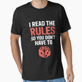 Tabletop Game Gamer Board I Read The Rules Gaming by PattonJillian