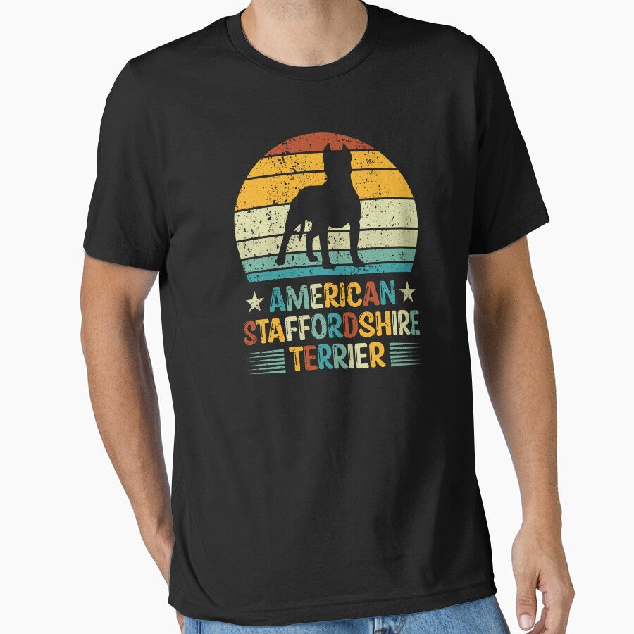 I Love My American Staffordshire Terrier Dog Owner Pet Lover by StickChic