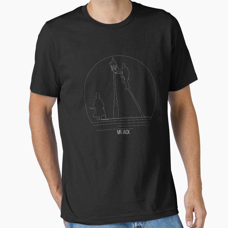 Mr Jack Minimalist Line Art - Board Game Inspired Graphic - Tabletop Gaming  - BGG by MeepleDesign