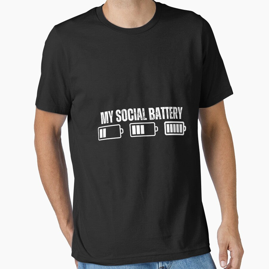 My Social Battery, antisocial, introverted by 4SeasonsDesigns