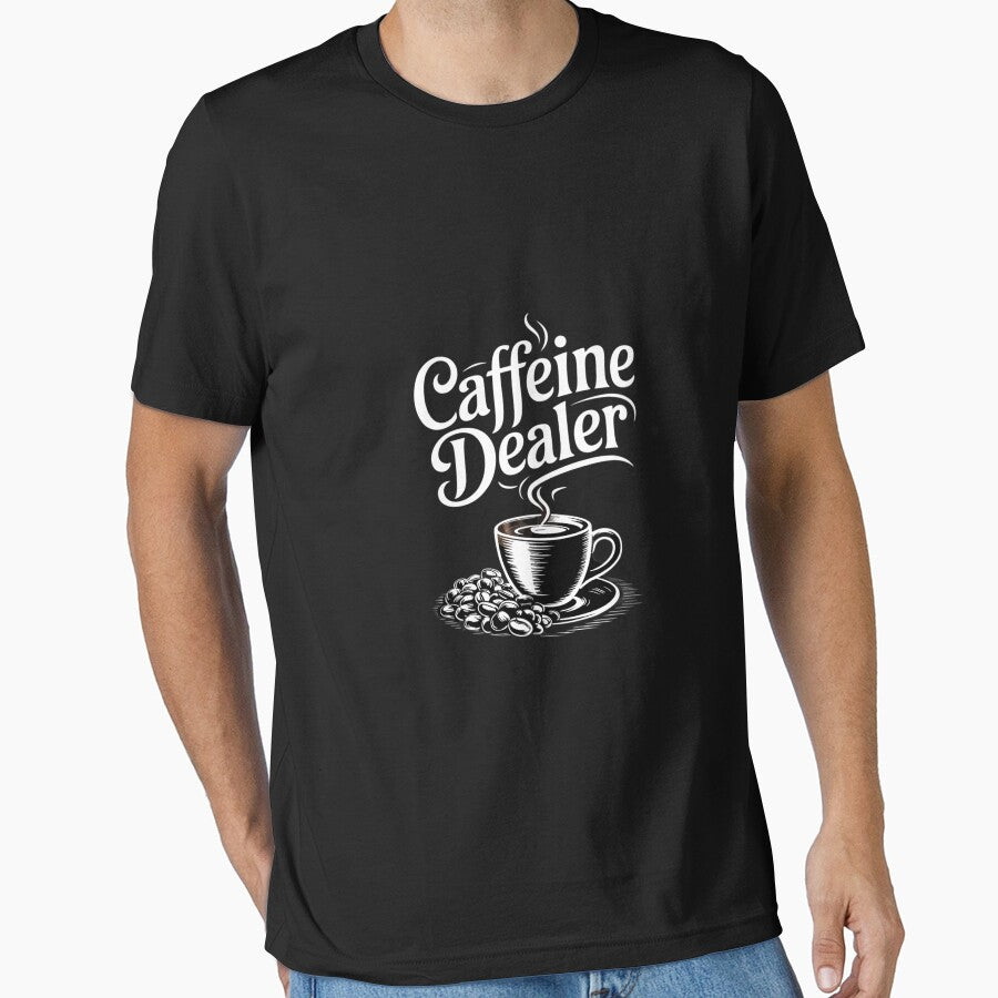 Caffeine Dealer - Espresso Coffee Bar Lover Barista by MythWoot