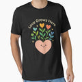 Love Grows Here - Cute Heart Garden by SidTastic