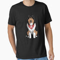 I Love Dad Rough Collie Lover Dog Father's Day by ShelFisher