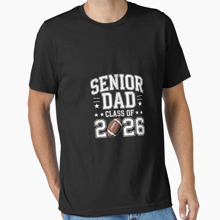 Proud Senior Dad 2026 Football Game Day Team Pride Supporter by BeetleMalon