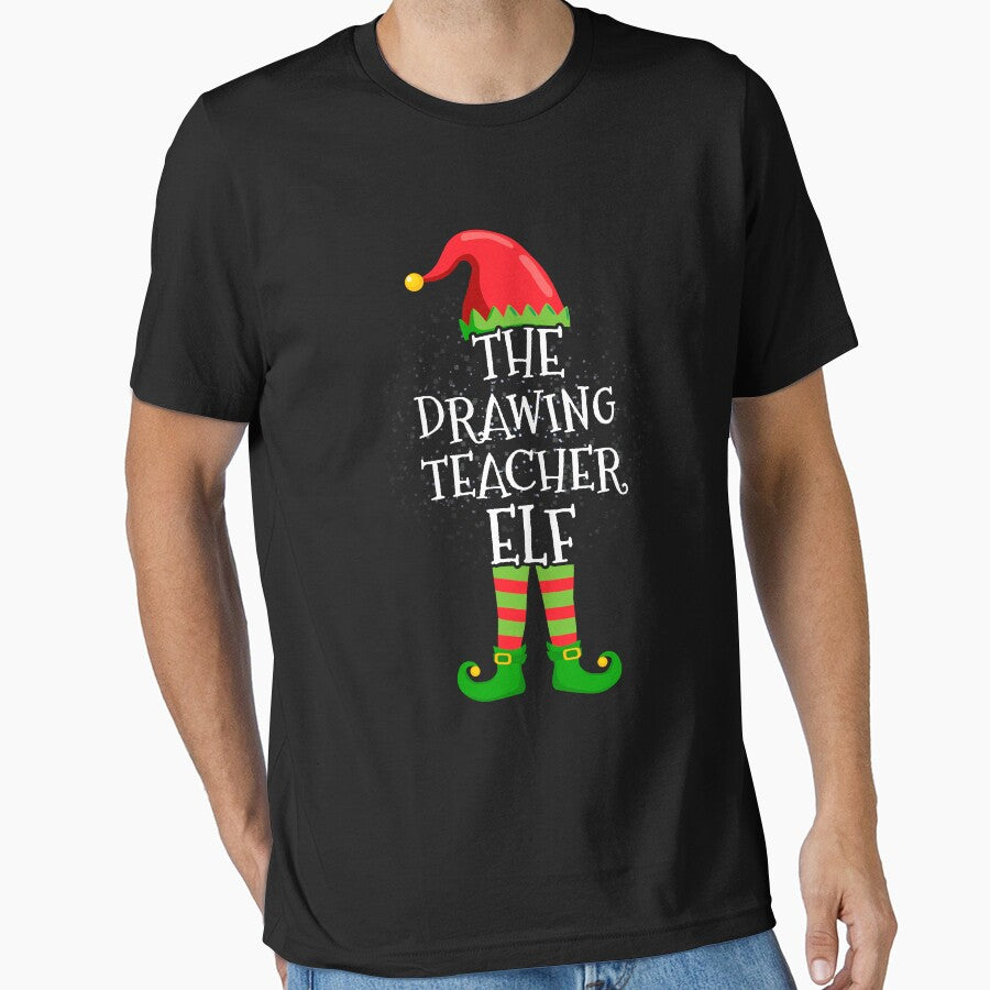 Drawing Teacher Elf Family Matching Christmas Group by CosmoKitsch