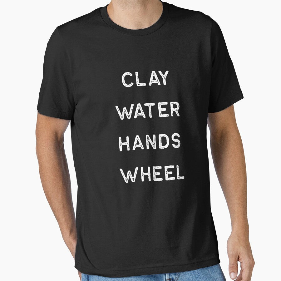 Pottery Design Clay Water Hands Wheel Light Clay Ceramics Artist Clay Funny Gift by threadsmonkey