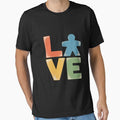 Meeple Love Board Game Night Tabletop Gamers by Minoloinan