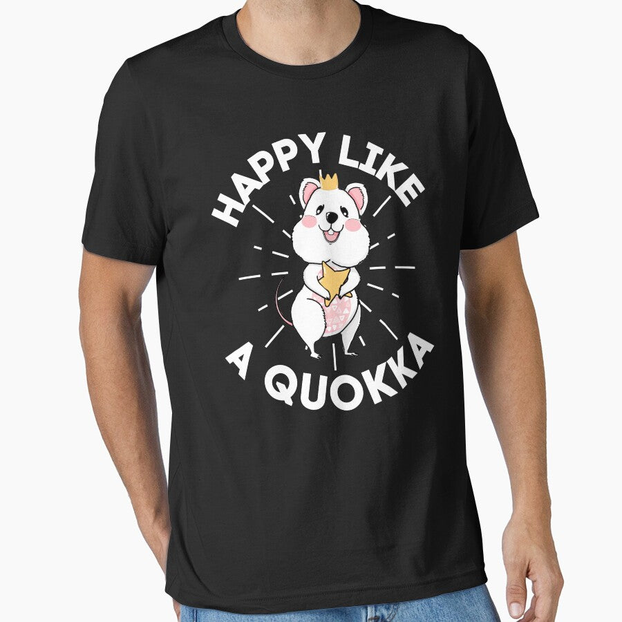 happy like a quokka by WordArtDesign