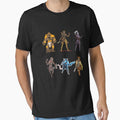Gloomhaven Starter Characters Pixel Design - Board Game Inspired Graphic - Tabletop Gaming by MeepleDesign