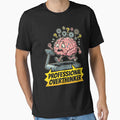 Professional Overthinker | Funny Anxiety Brain Cartoon by blakfrog