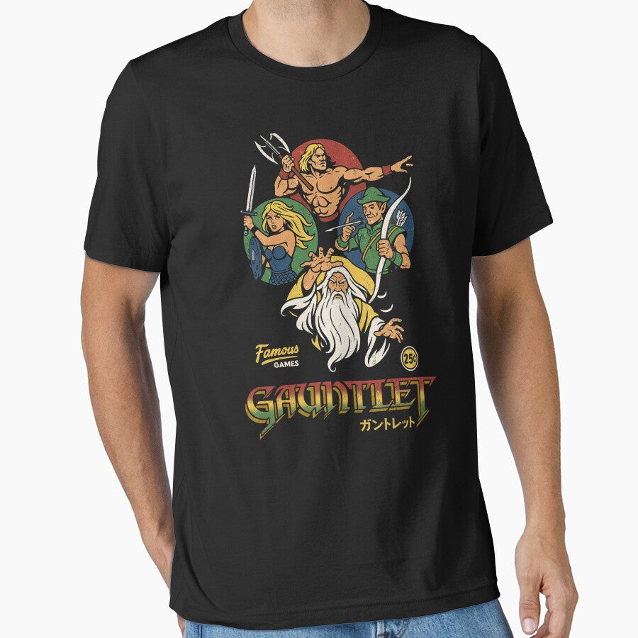 Gauntlet Retro Vintage Arcade Gaming by ilisanplevet