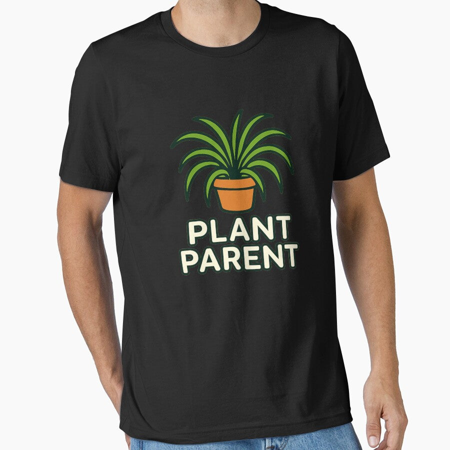Plant Parent – Cute Cartoon Spider Plant by PrintNThreads
