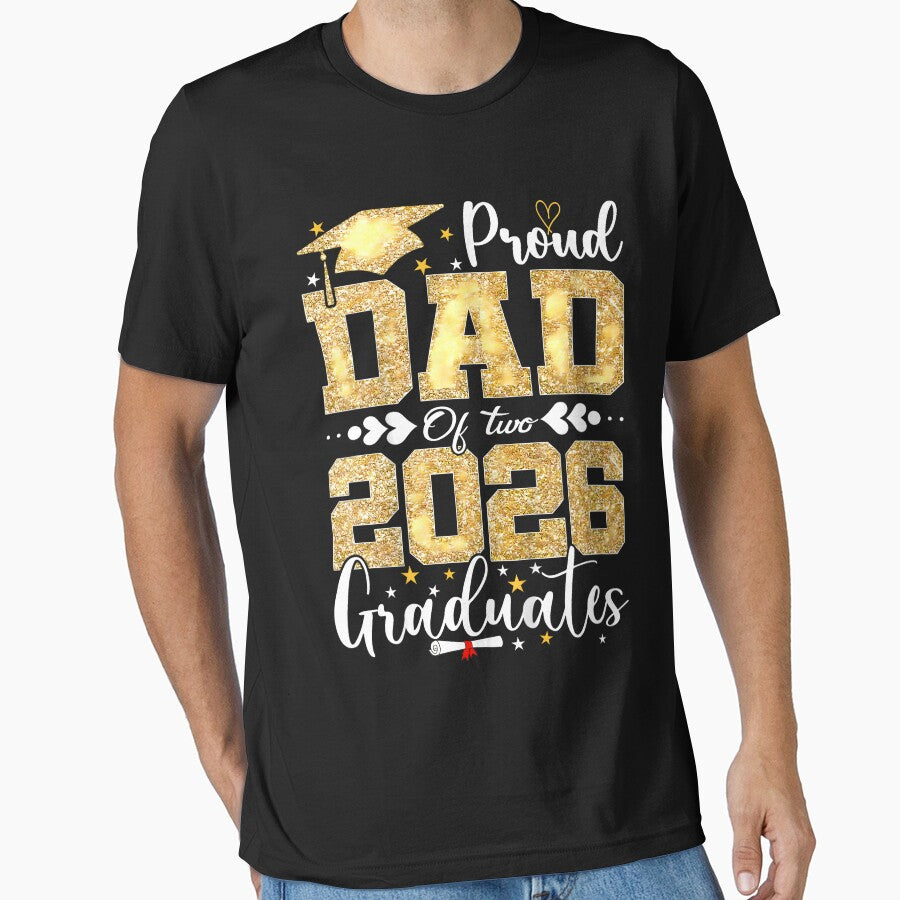 Proud Dad of Two 2026 Graduates Senior Dad of Graduate by GreggRoss