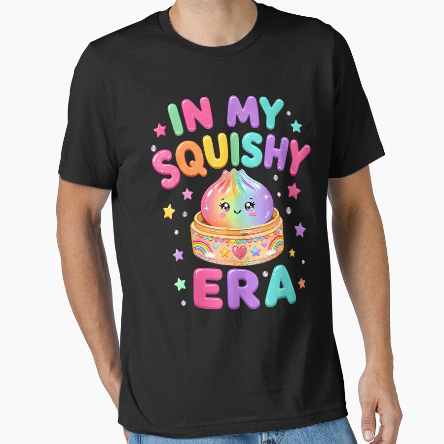 In My Squishy Era Cute Kawaii Dumpling Lover Pastel Rainbow by PixlCrypt