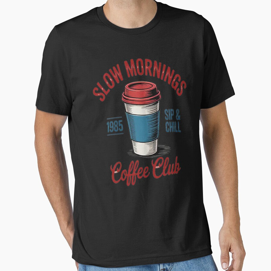 Slow Mornings Coffee Club Coffee Lover Barista by SignaturalGen