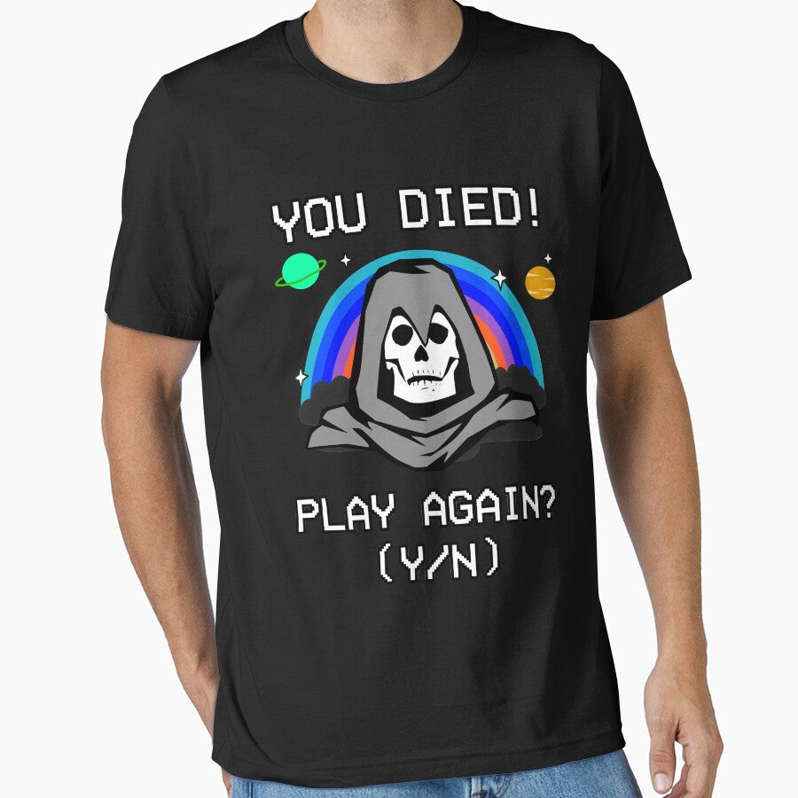 You Died! Play Again Rainbow Gaming by Joepseudo