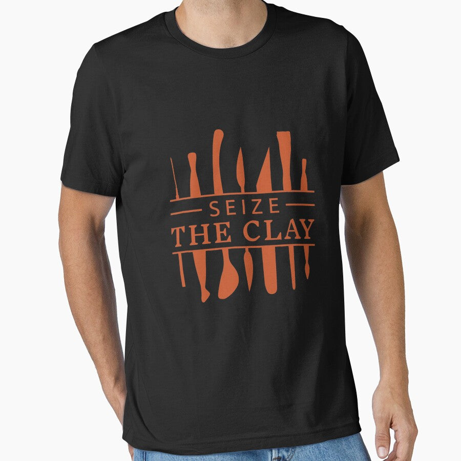 Seize The Clay Ceramics Quote Pottery Artist Potter Maker by Iidakanjino