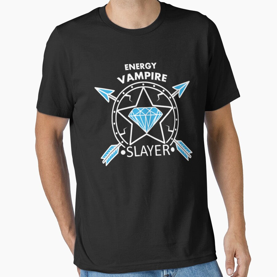 Energy Vampire Crystal Healing Emotionall shirt by ClamenTaon