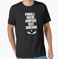 Pinball: Where Bumpers Beat Boredom, Funny Pinball Lover by FarmOfCuties