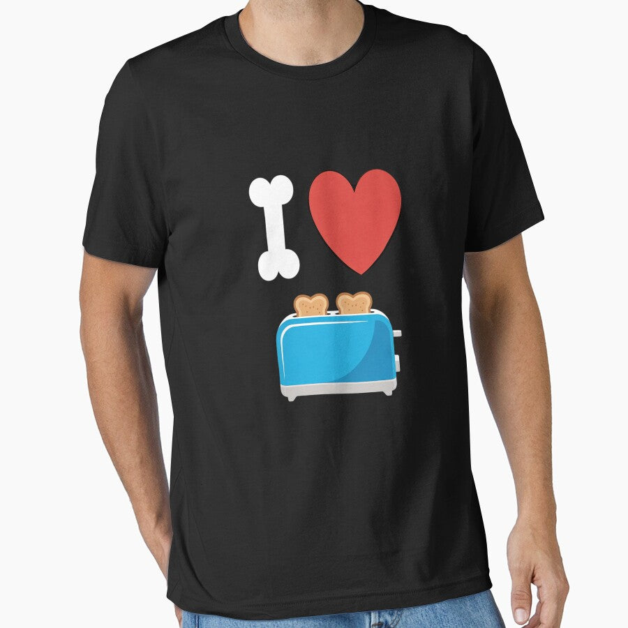 I Love Toasters Kitchen Appliance Bagel Browned Bread Slice by imsamaharem