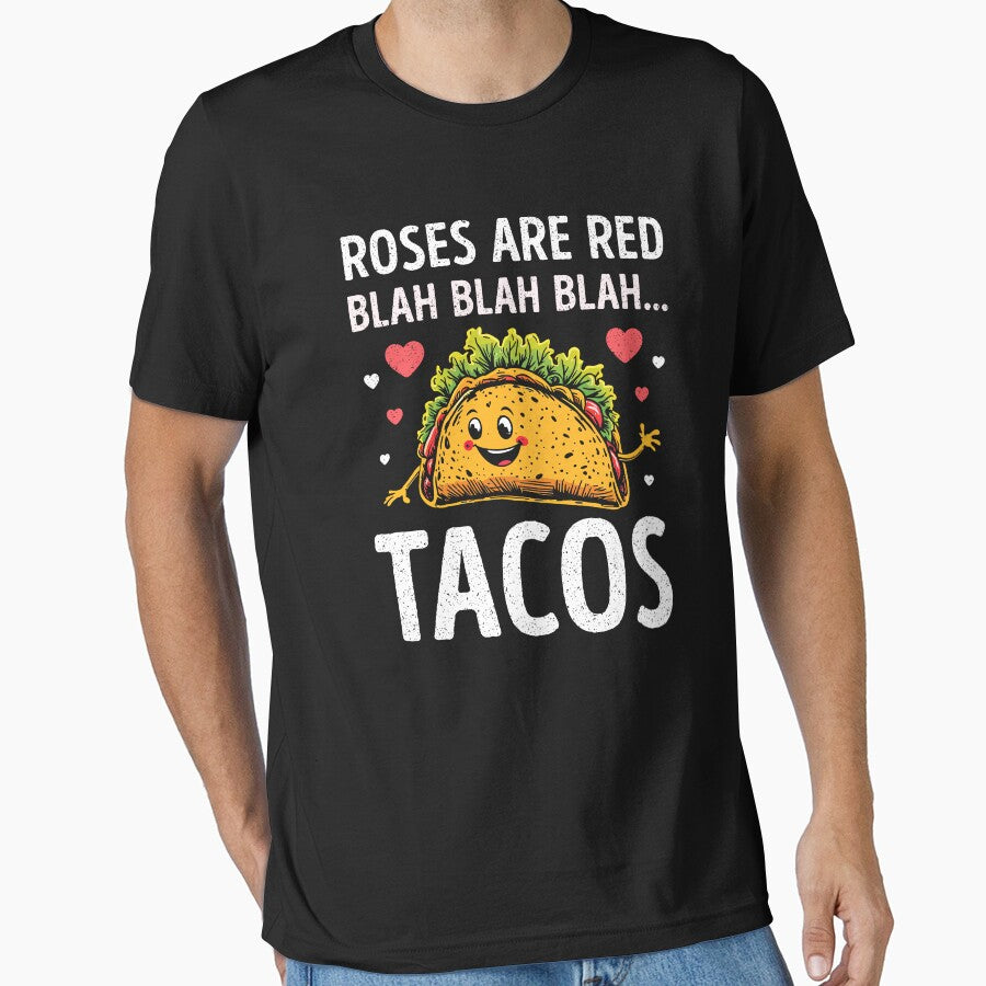 Roses Are Red Blah Tacos Funny Valentine Day by RareBunny