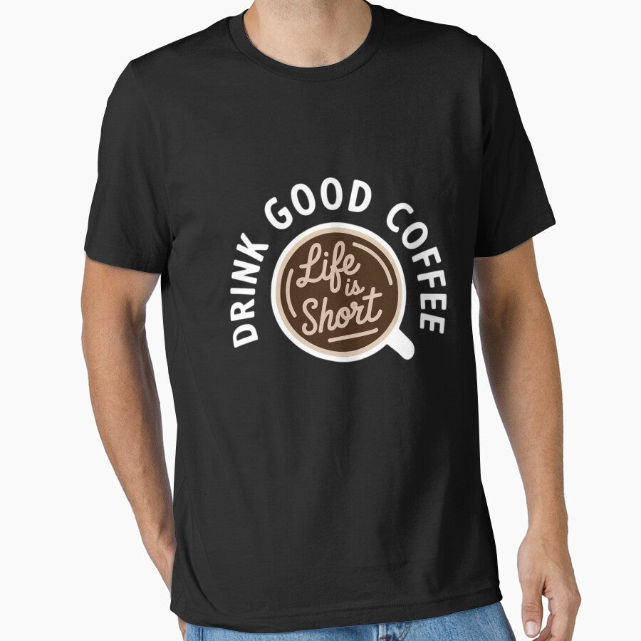 Life Is Short Drink Good Coffee Barista Cafe Coffee by LapFemile
