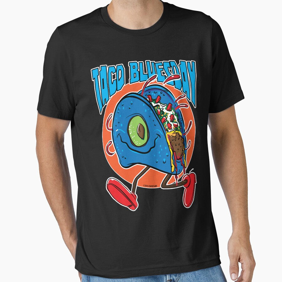 Blue Corn Taco on Taco Bluesday by eShirtLabs