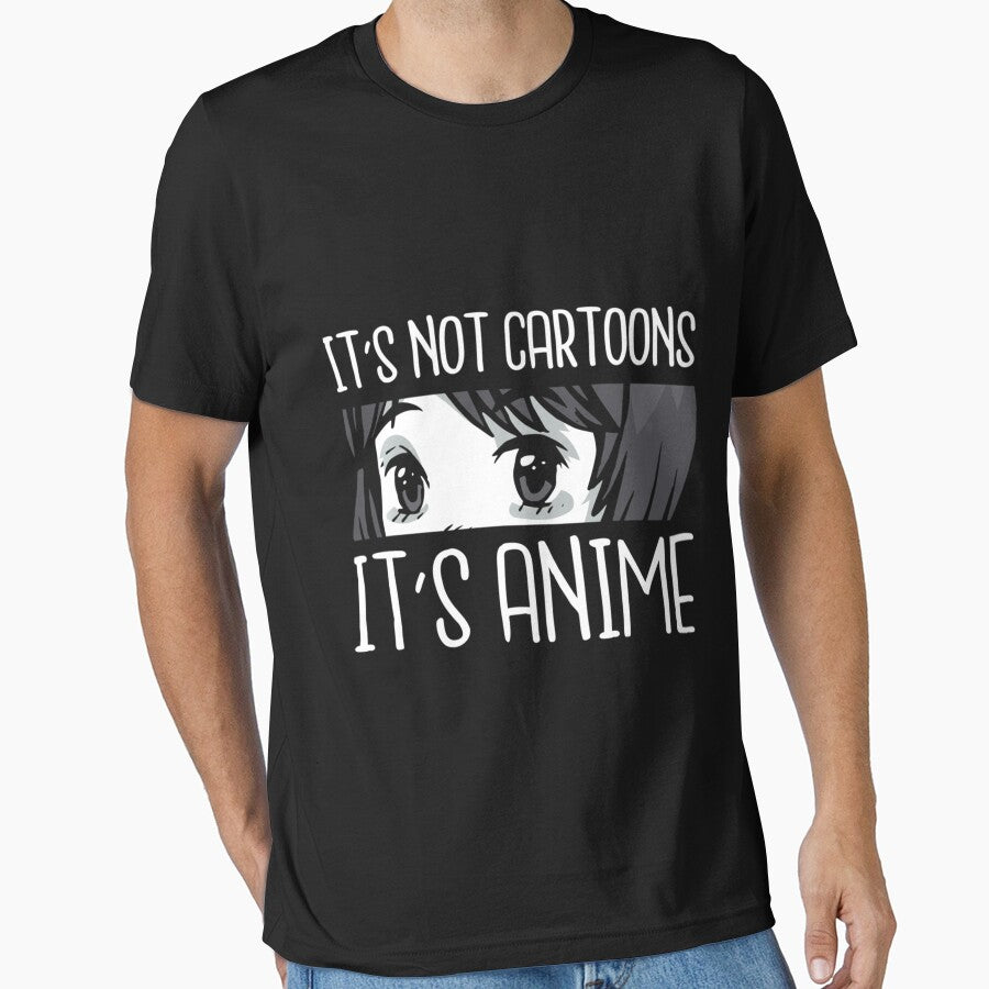 Anime Girl l It's Not Cartoons It's Anime l Anime Lover Gift Pullover Hoodie by swaimdpruisi