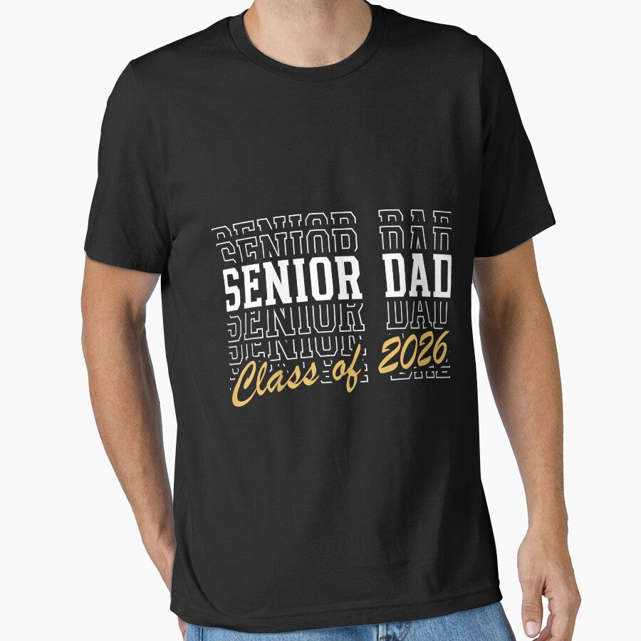 Senior Dad Class of 2026 Striped Graduate Father Graduation_2 by GreggRoss
