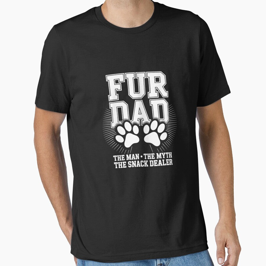 Fur Dad The Man The Myth The Snack Dealer Dog Fathers Day by MathisBellanger