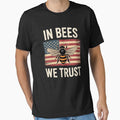 in Bees We Trust Beekeeper Honeybee Apiary Art by LittleDame
