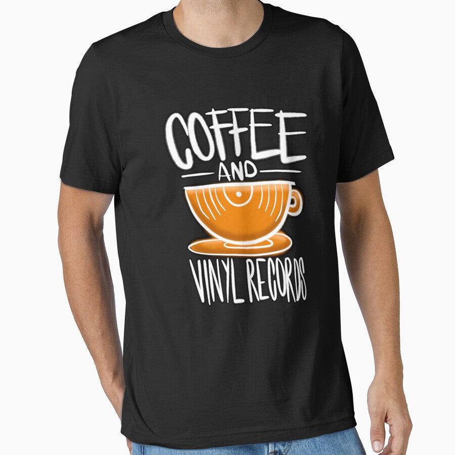 Coffee And Vinyl Records Lovers Music Collector Gift by Músico Ilustre