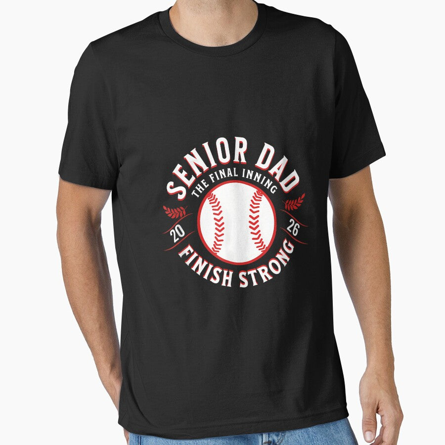 Baseball Senior Dad 2026 The Final Inning Distressed by KristineLi