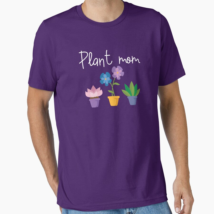 Plant mom and potted plants, indoor plants by VondasCreations