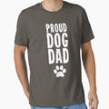 Proud Dog Dad Shirt by HungryDino