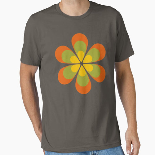 6 Petals Retro Flower by designandclouds