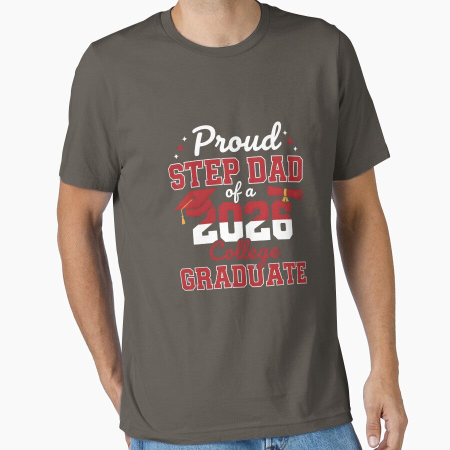 Proud Step Dad Of 2026 College Graduate by hourrianouar